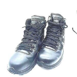 Reebok Men's Rapid Response RB Black Work Safety Boots Size 7.5 W  RB8678 Zip